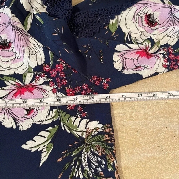 TIME & True open front, ruffled kimono/duster - Picture 9 of 10